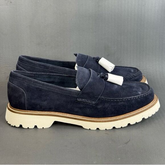 Cole Haan Men\'s American Classics chunky Suede Tassel Loafer size 13